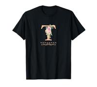 Lettre T initiale aquarelle pour femme Rose poudré T-Shirt