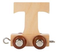Lettre T Train en bois couleur Naturelle Small foot by Legler® -