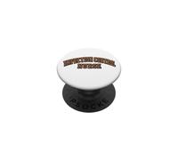 Lettre typographique d'automne pour infirmière de contrôle des infections PopSockets PopGrip Adhésif