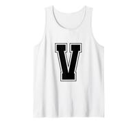 Lettre V Grande Majuscule en Gras Lettre V Lettre Alphabet Monogramme Débardeur