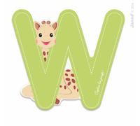 Lettre w sophie la girafe vert TU