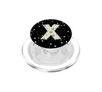 Lettre X Alphabet céleste Initiale Monogramme PopSockets PopGrip pour MagSafe