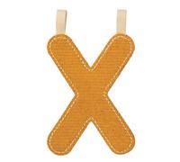 Lettre X Phosphorescente Jaune TU