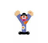 Lettre y clown violet TU