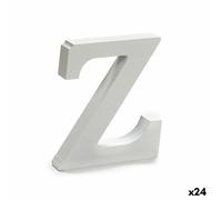 Lettre Z bois blanc (2 x 16 x 14,5 cm) (24 pièces)