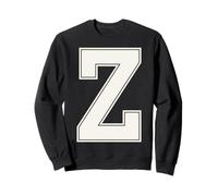 Lettre Z collégiale avec Monogramme de l'alphabet Initiale Sweatshirt