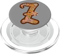 Lettre Z Florale Motif botanique bohème PopSockets PopGrip pour MagSafe
