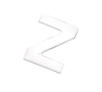 Lettres 3D Autocollants de Voiture, Autocollants Lettres de l'alphabet Autocollantes, Autocollants de Voiture Anti-poussière, Autocollants De Voiture Durable Alphabet À L'Extérieur Autocollants De