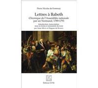 Lettres à Babeth Pierre Nicolas de Fontenay (Auteur)