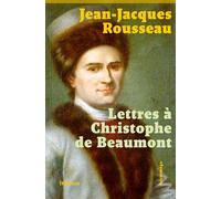 Lettres à Christophe de Beaumont - Jean-Jacques Rousseau - In Folio - broché - Roman