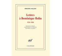 Lettres à Dominique Rolin: (1958-1980)