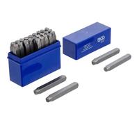 Lettres à frapper - BGS - Jeu de 27 lettres - Hauteur 6 mm - Contient 26 lettres + &