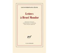 Lettres à Henri Mondor