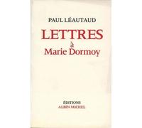 Lettres à Marie Dormoy