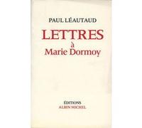Lettres à Marie Dormoy