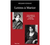 Lettres à Marior Benjamin Fondane (Auteur)