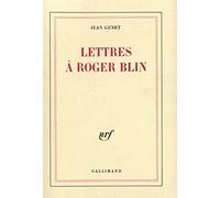 Lettres à Roger Blin