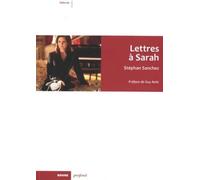 Lettres à Sarah - Stéphan Sanchez - Rouge Profond - broché - Lettres