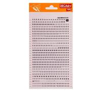 APLI Lettres et chiffres transfert DD21F - noirs 2,5 mm - 731 caractères