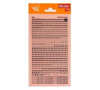 Lettres Alphabet Et Chiffres Transfert Noir 3mm Police Serrée