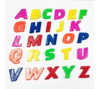 Lettres Anglaises Magnétiques Pour Enfants, 26 Pièces, Lettres Colorées De L'alphabet, Autocollants Aimantés Pour Réfrigérateur, Jouets Éducatifs Pour Enfants
