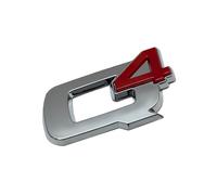 Lettres Autocollant pour Alfa Romeo Stelvio 2017 2018 2019 2020 2021,Emblème Logo Coffre Arrière Insigne Badge Stickers hayon arrière Garde-Boue Côté Voiture ABS Décoration Voiture Accessoires