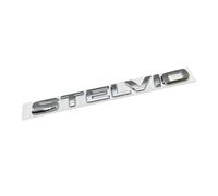 Lettres Autocollant pour Alfa Romeo Stelvio 2022 2023 2024 2025,Emblème Logo Coffre Arrière Insigne Badge Stickers hayon arrière Garde-Boue Côté Voiture ABS Décoration Voiture Accessoires