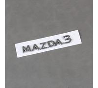 Lettres Autocollant pour Mazda 3 Sedan 2025 2024 2023 2022 2021,Emblème Logo Coffre Arrière Insigne Badge Stickers hayon arrière Garde-Boue Côté Voiture ABS Décoration Voiture Accessoires