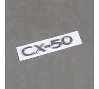 Lettres Autocollant pour Mazda CX-50 2022 2023 2024 2025,Emblème Logo Coffre Arrière Insigne Badge Stickers hayon arrière Garde-Boue Côté Voiture ABS Décoration Voiture Accessoires,Silver