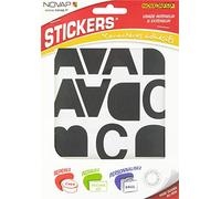 Lettres autocollantes 40mm Noir NOVADHESIFS - 4370385