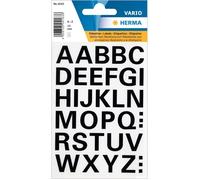 1 Planche de Stickers Lettres majuscules 15mm