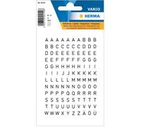 Lettres autocollantes A-Z - HERMA - (H)5 mm - Film transparent - Noir - Résistantes aux intempéries