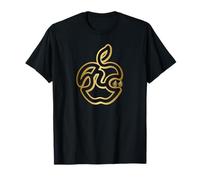 Lettres cachées Hiragana aux Fruits de Pomme, Design Unique et Amusant T-Shirt