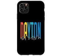 Lettres colorées de Dayton avec horizon de Dayton Ohio Souvenir Coque pour iPhone 11 Pro Max