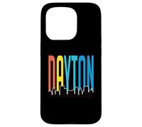 Lettres colorées de Dayton avec horizon de Dayton Ohio Souvenir Coque pour iPhone 15 Pro