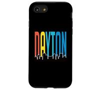 Lettres colorées de Dayton avec horizon de Dayton Ohio Souvenir Coque pour iPhone SE (2020) / 7 / 8