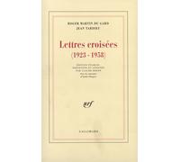 Lettres croisées Jean Tardieu (Auteur), Roger Martin du Gard (Auteur), Claude Debon (Edité par)