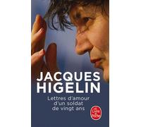 Lettres d'amour d'un soldat de vingt ans - Jacques Higelin - Lgf - Livre