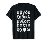 Lettres d'apprentissage de l'alphabet Grec grèce T-Shirt