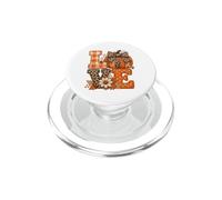 Lettres d'automne rustiques Citrouille léopard Vichy PopSockets PopGrip pour MagSafe