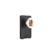 Lettres d'automne rustiques Citrouille léopard Vichy PopSockets PopWallet pour MagSafe