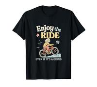 Lettres de bloc rétro vintage Enjoy the Ride graphique T-Shirt