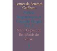 Lettres de Femmes Célèbres: Notices Biographiques et Coquette Vengée