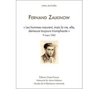 Lettres de fusillés : Fernand Zalkinow