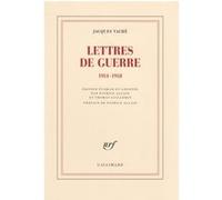 Jacques Vaché – Lettres de guerre – 1914–1918