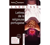Gabriel Joseph De Lavergne Guilleragues – Lettres de la religieuse portugaise – Poche – Larousse