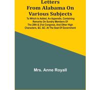 Lettres de l'Alabama sur divers sujets