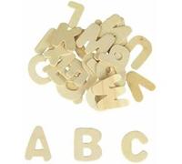 26 lettres alphabet en bois brut 3-4 cm, épaisseur 0,2 cm