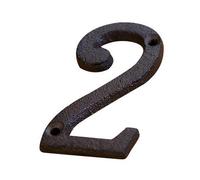 Lettres De L'alphabet En Métal, Chiffres A À Z 0 9, for Plaque Porte Maison Personnalisée, Boîte Aux Extérieure Rue, 1 Pièces(2)