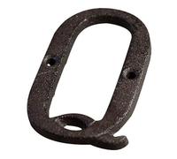 Lettres De L'alphabet En Métal, Chiffres A À Z 0 9, for Plaque Porte Maison Personnalisée, Boîte Aux Extérieure Rue, 1 Pièces(Q)